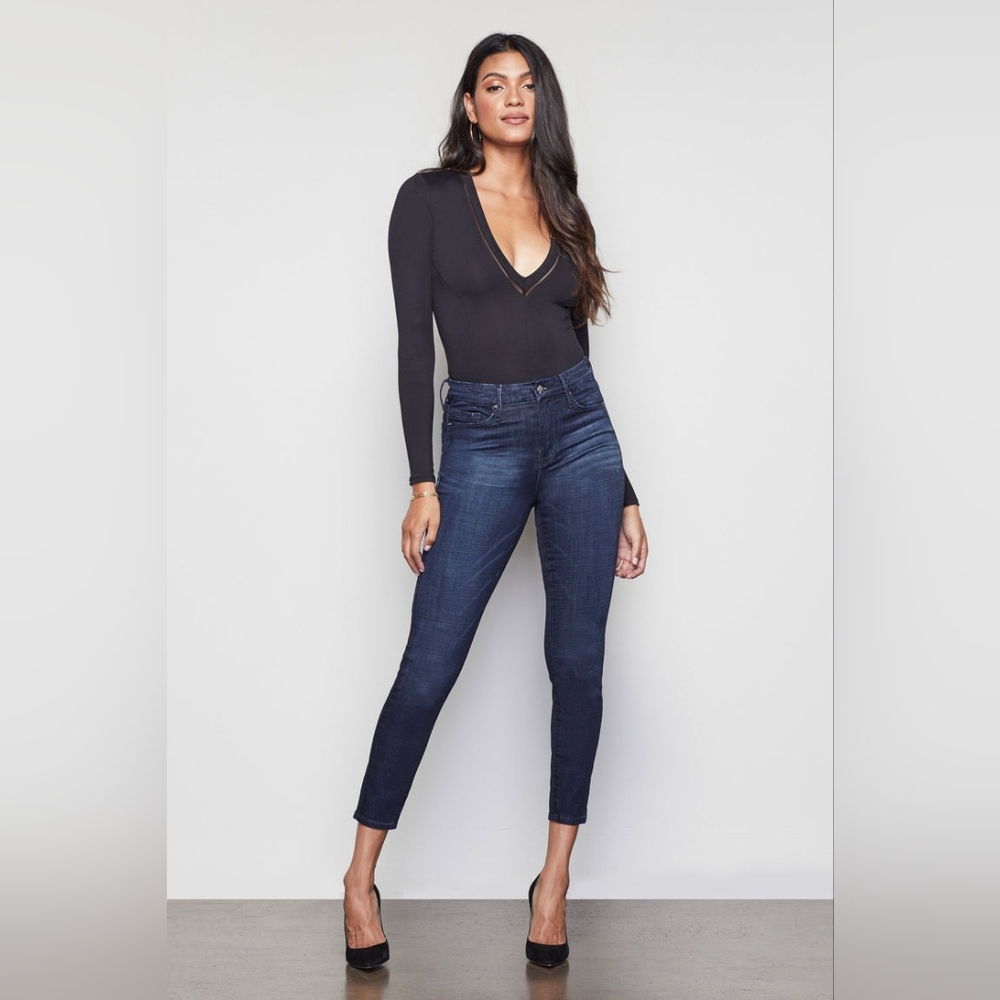 CCO Good American Good Waist Crop Jeans